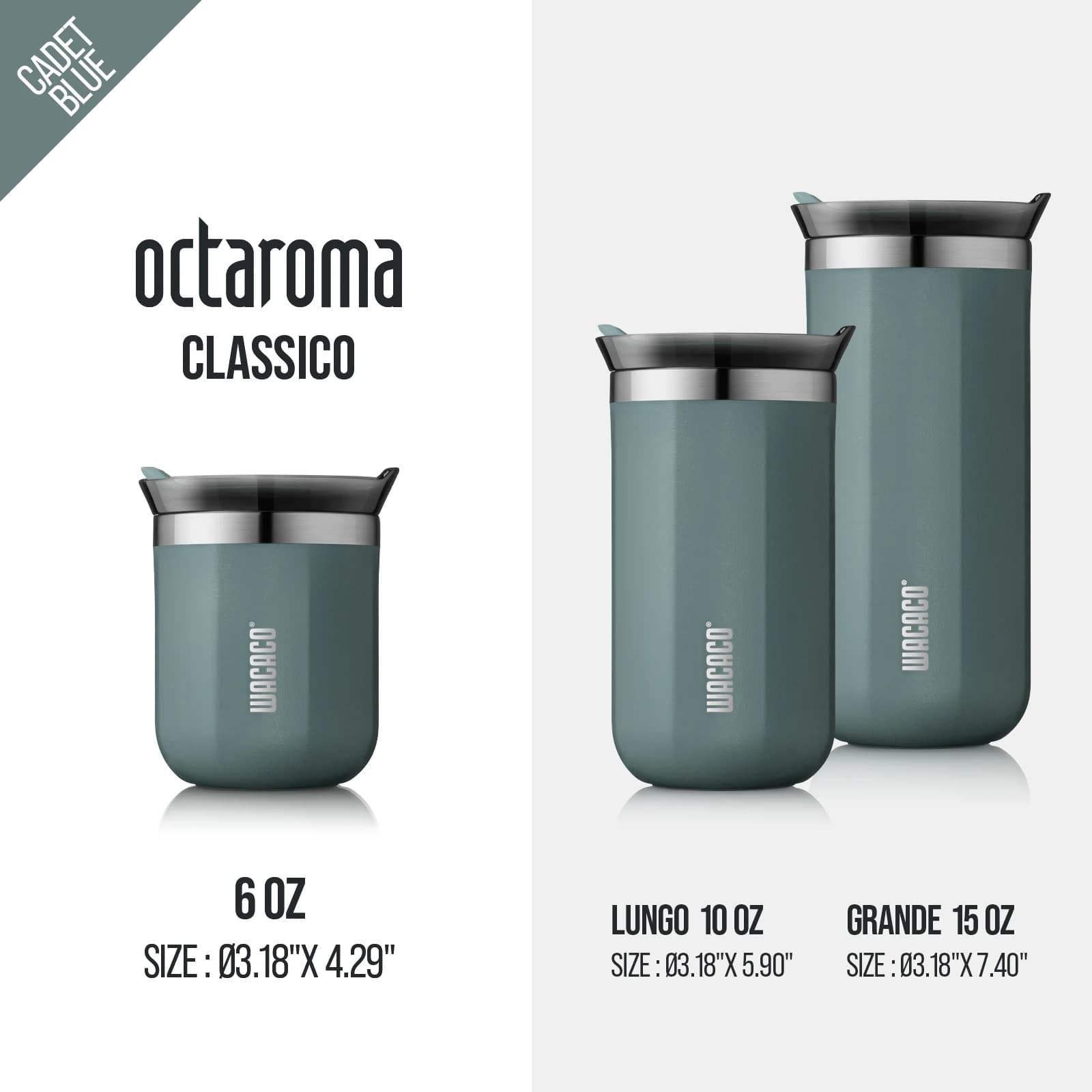 Wacaco Octaroma koffiemok vacuüm geïsoleerd