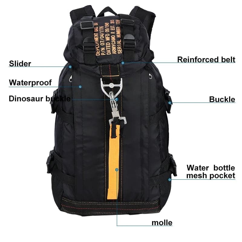 Bushcraft backpack 50L - durable with modular carry system 5