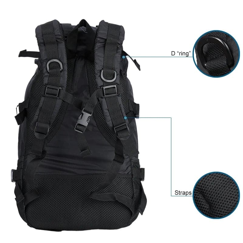 Bushcraft backpack 50L - durable with modular carry system 6