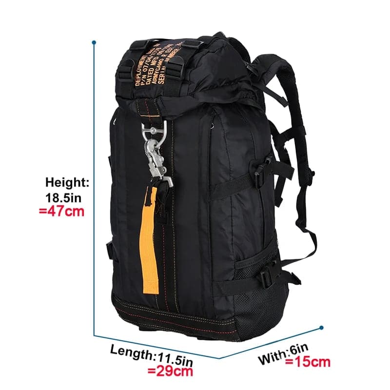 Bushcraft backpack 50L - durable with modular carry system 7