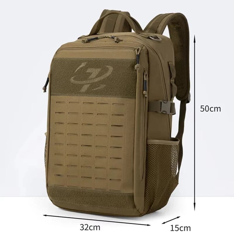 Travel backpack with laptop compartment - water-repellent, breathable back panel 7