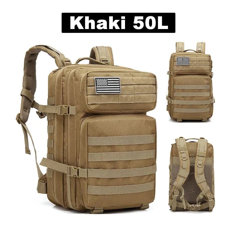 Outdoor backpack 50L - water-repellent with modular carry system 2