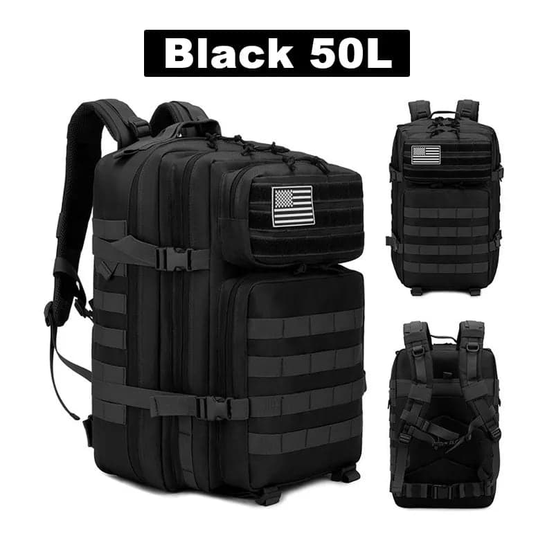 Outdoor backpack 50L - water-repellent with modular carry system 3