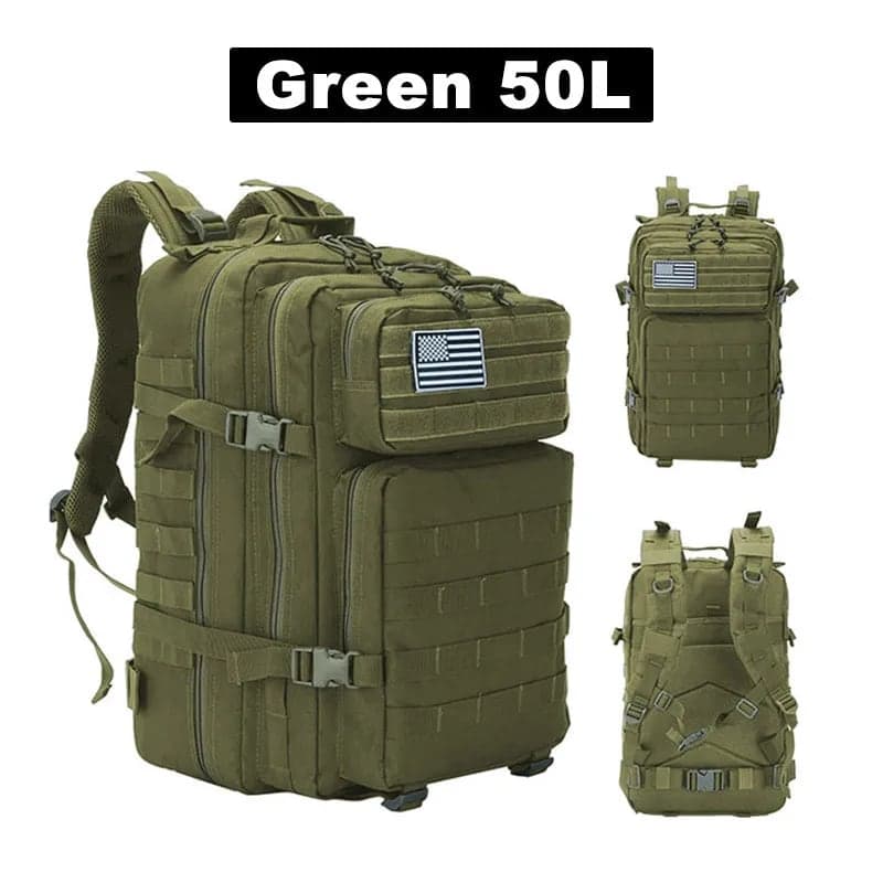 Outdoor backpack 50L - water-repellent with modular carry system 4