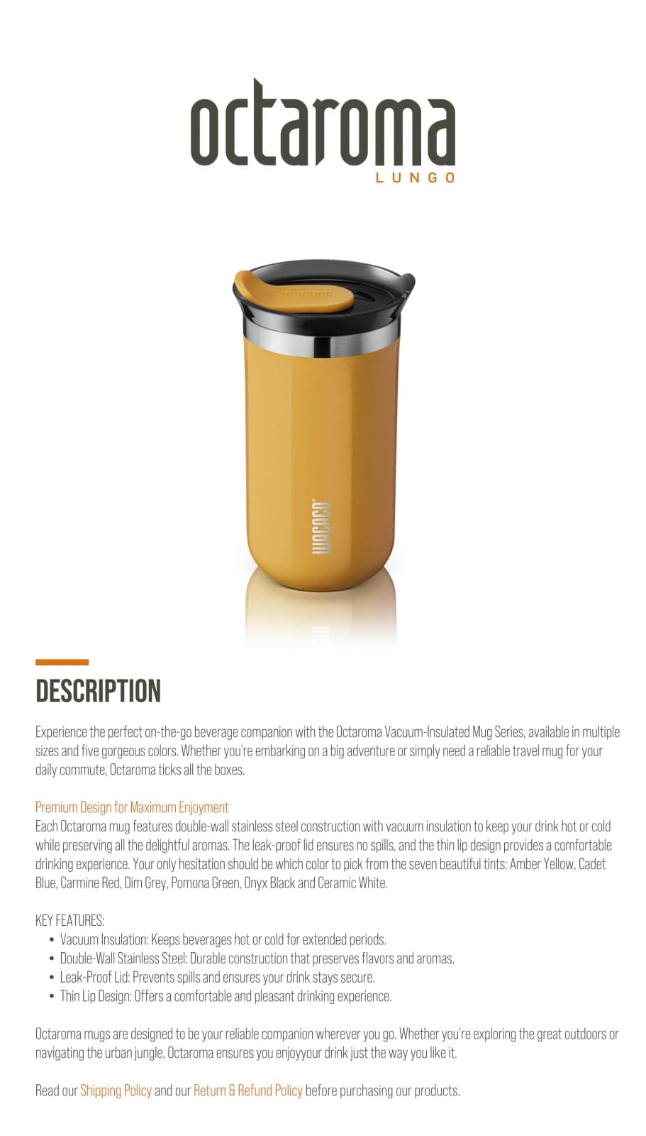 Wacaco Octaroma vacuum-insulated coffee mug 9