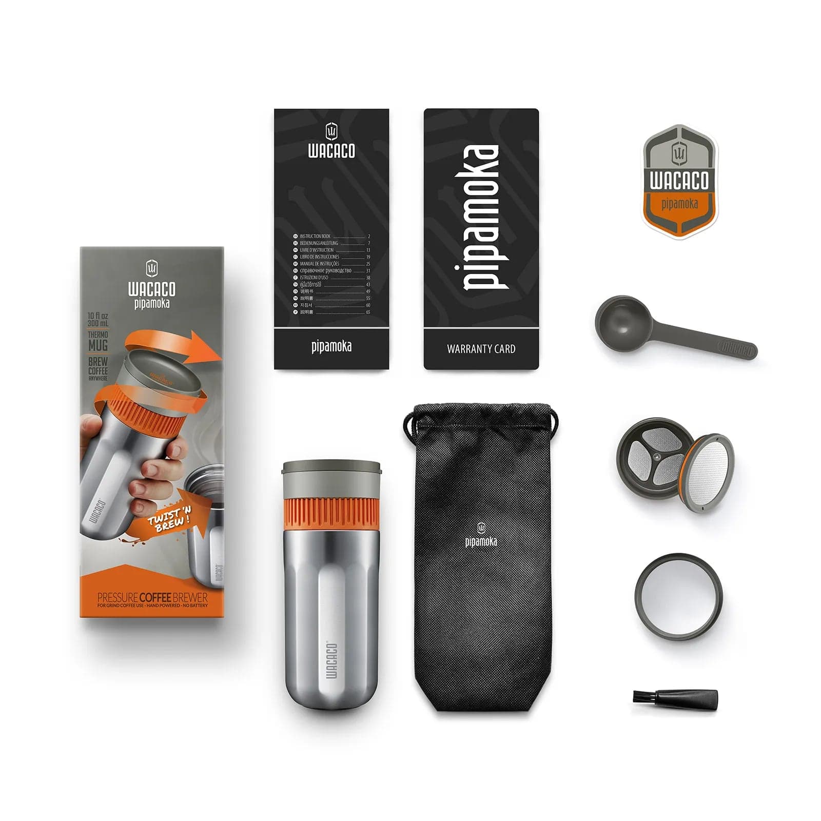 Wacaco Pipamoka portable coffee maker 300 ml 6