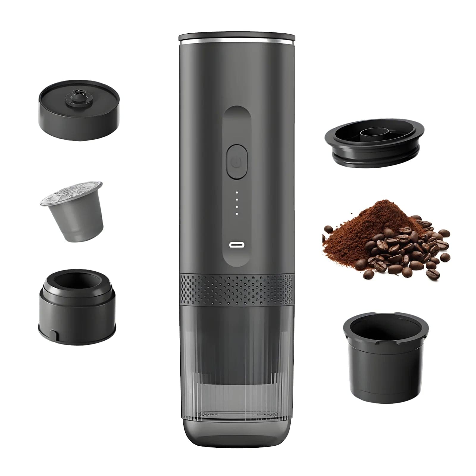Draadloze capsule-koffiemachine - 20 bar, 7500mAh accu