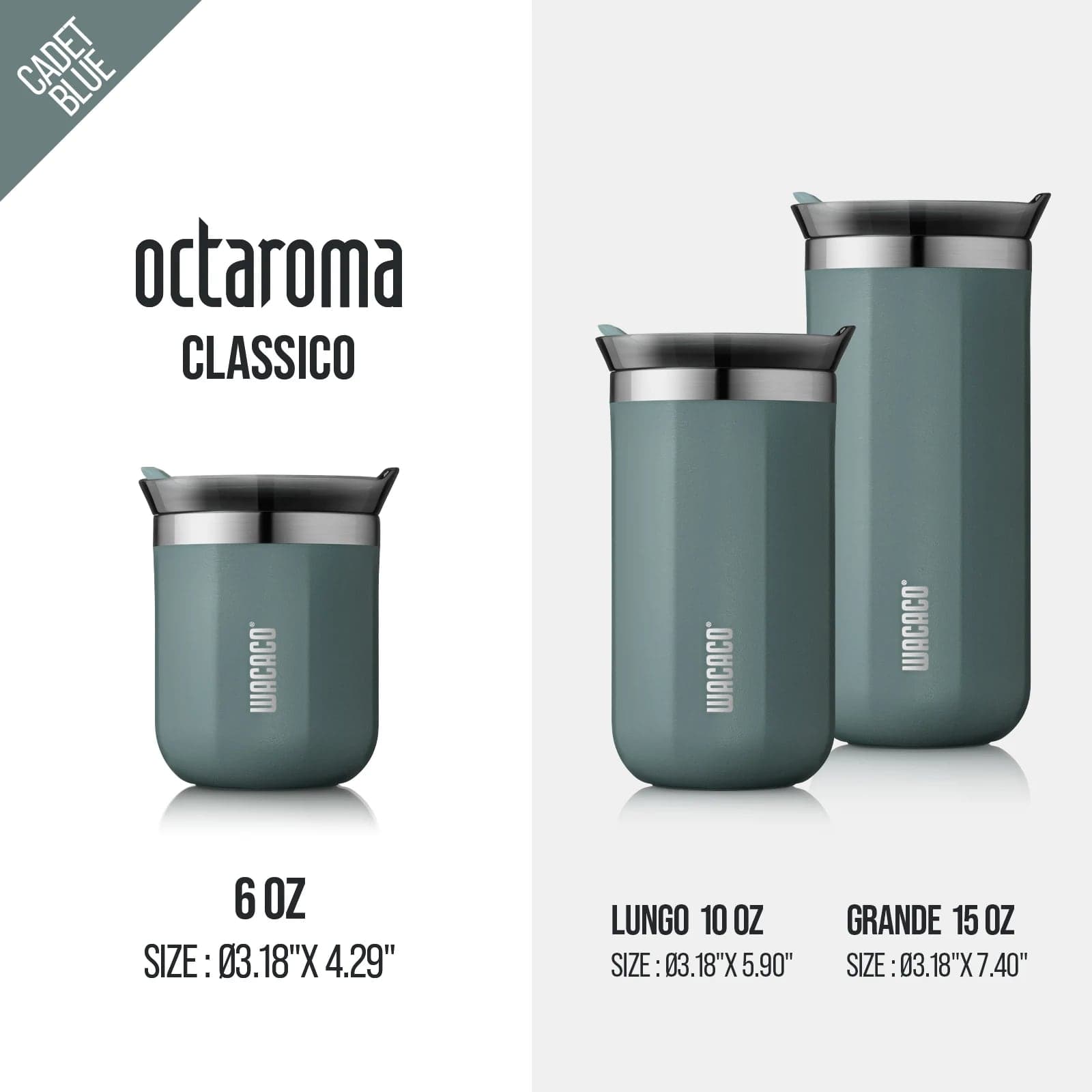 Wacaco Octaroma vacuum-insulated coffee mug